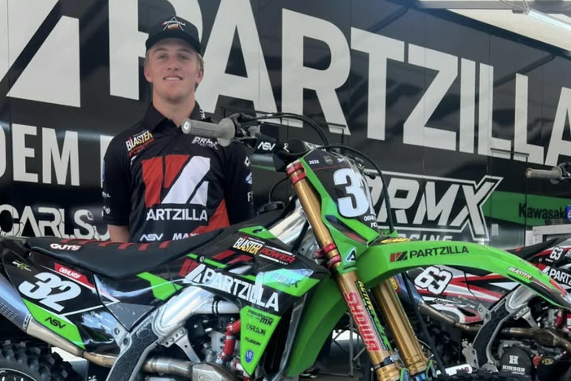 Partzilla Hat Leum Oehlhof Joins Partzilla Blaster PRMX Team for Arenacross, SMX Next ...